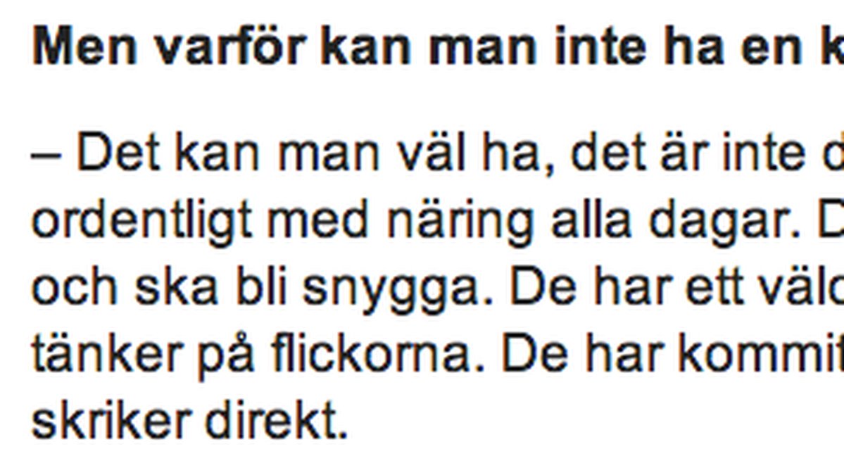 LRF-citatet i Dagens Media.